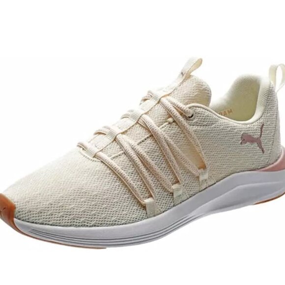 Pre-Owned NO BOX Puma Women's Prowl Knit Sneakers Beige Size 8.5 $90 KK299 - Picture 2 of 8